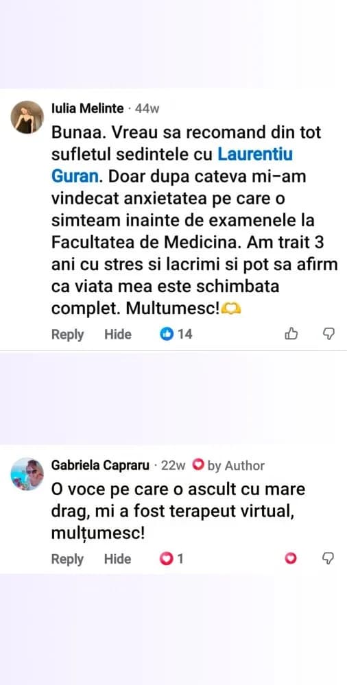 Captură de conversație cu un client (5 din 11)