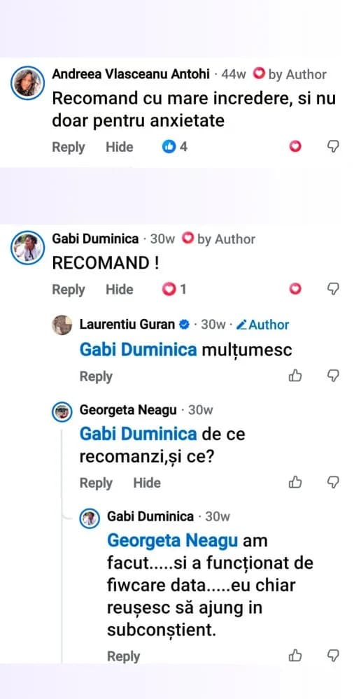 Captură de conversație cu un client (9 din 11)